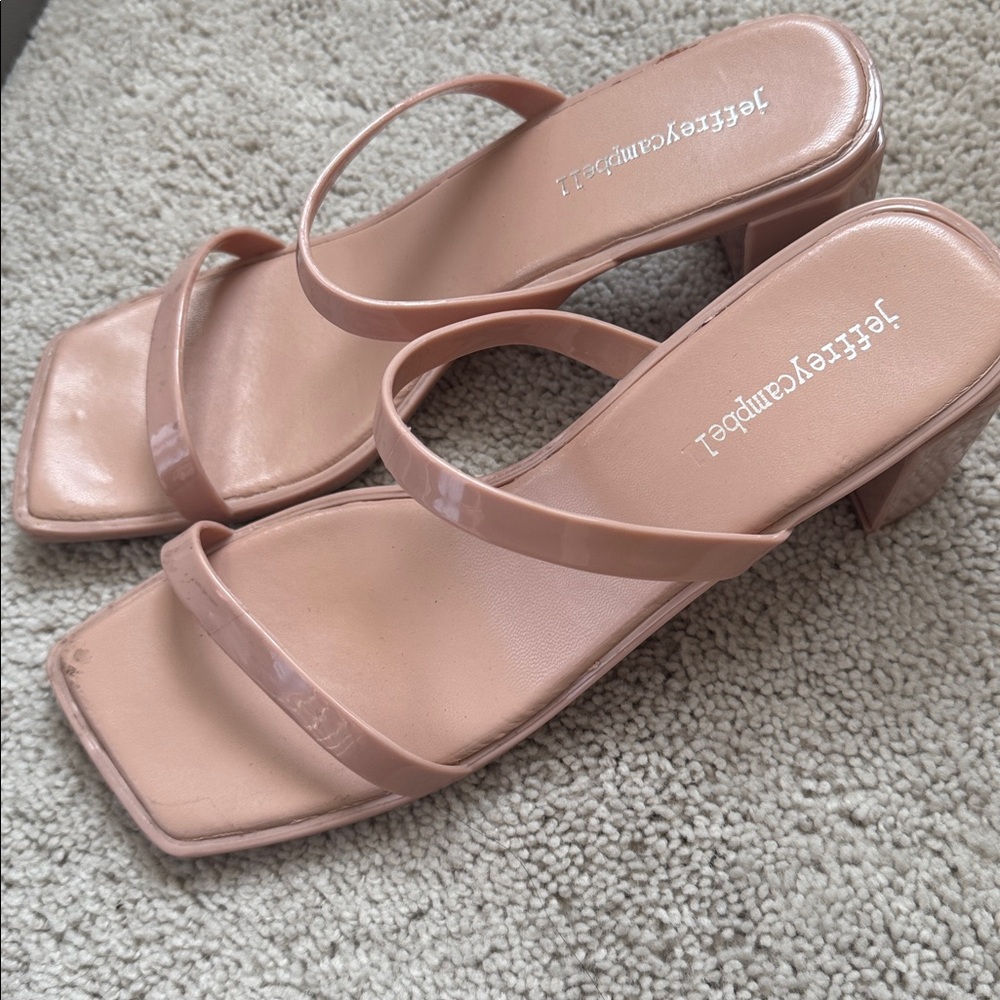 Jeffrey Campbell Blush Strappy Heels